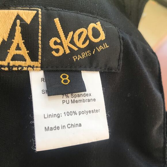 Skea Snow Ski Black Softshell Fleece Lined Bootcut Pants Women’s Size 8 - Picture 6 of 8